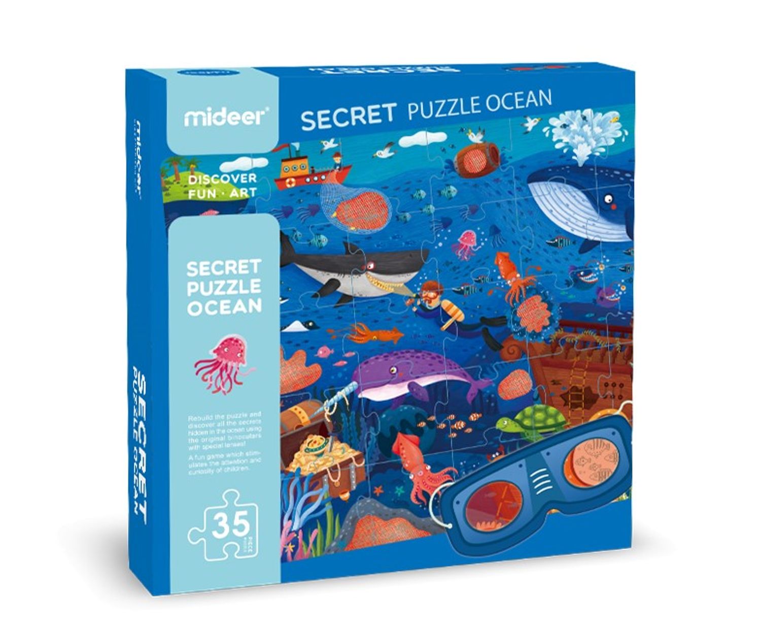 НҮДНИЙ ШИЛТЭЙ ПАЗЛ - SECRET OCEAN