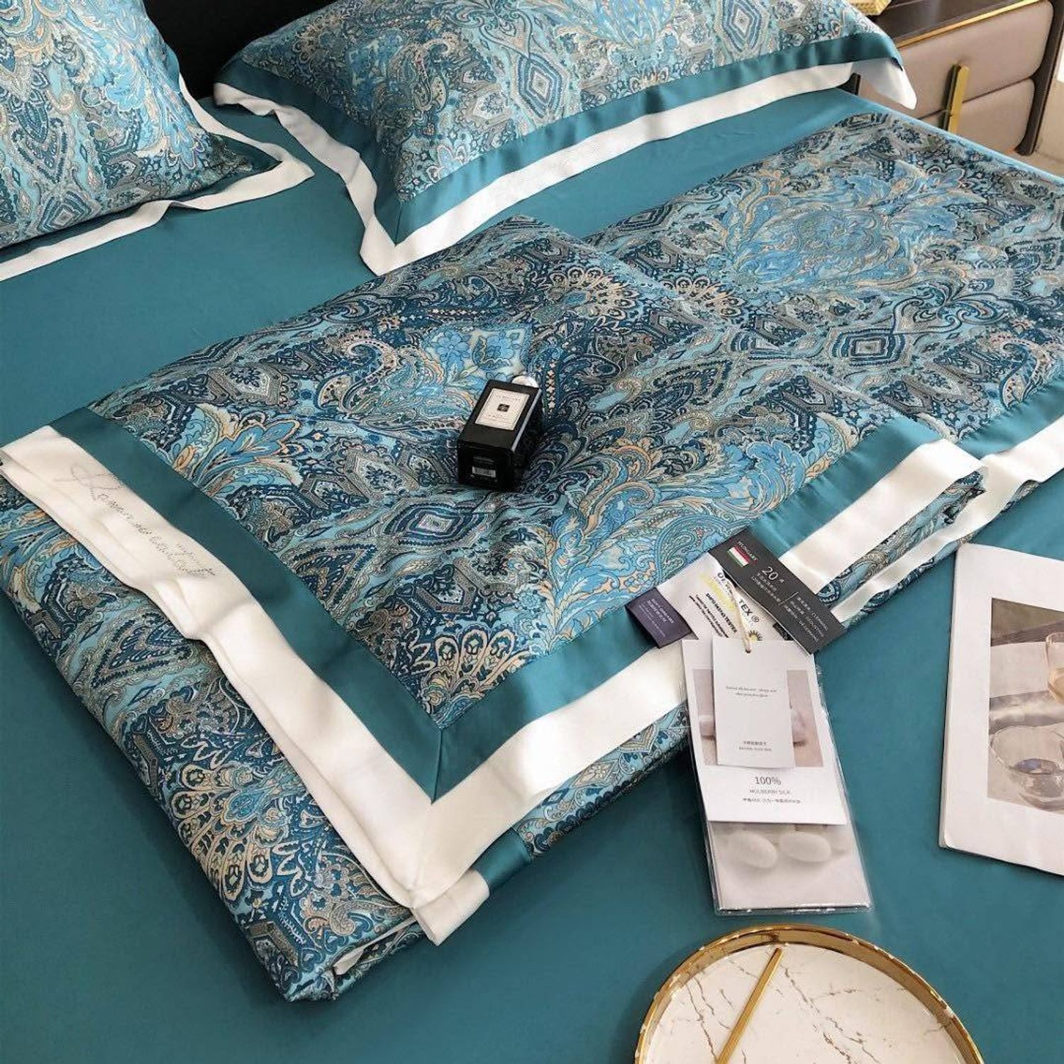 Нимгэн хөнжилтэй Tencel материалтай зөөлөн торгомсог ком 