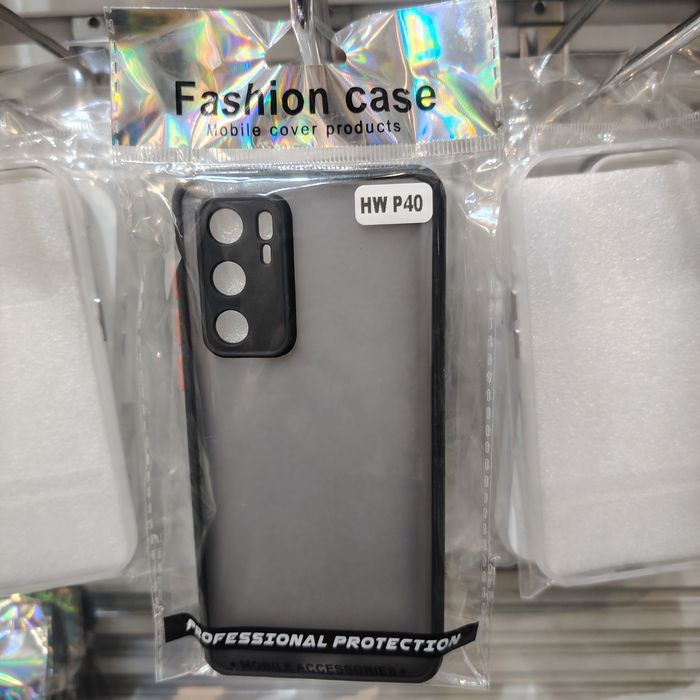 Huawei P40/P40 Pro Зурагтай & Хагас Тунгалаг Кэйс  