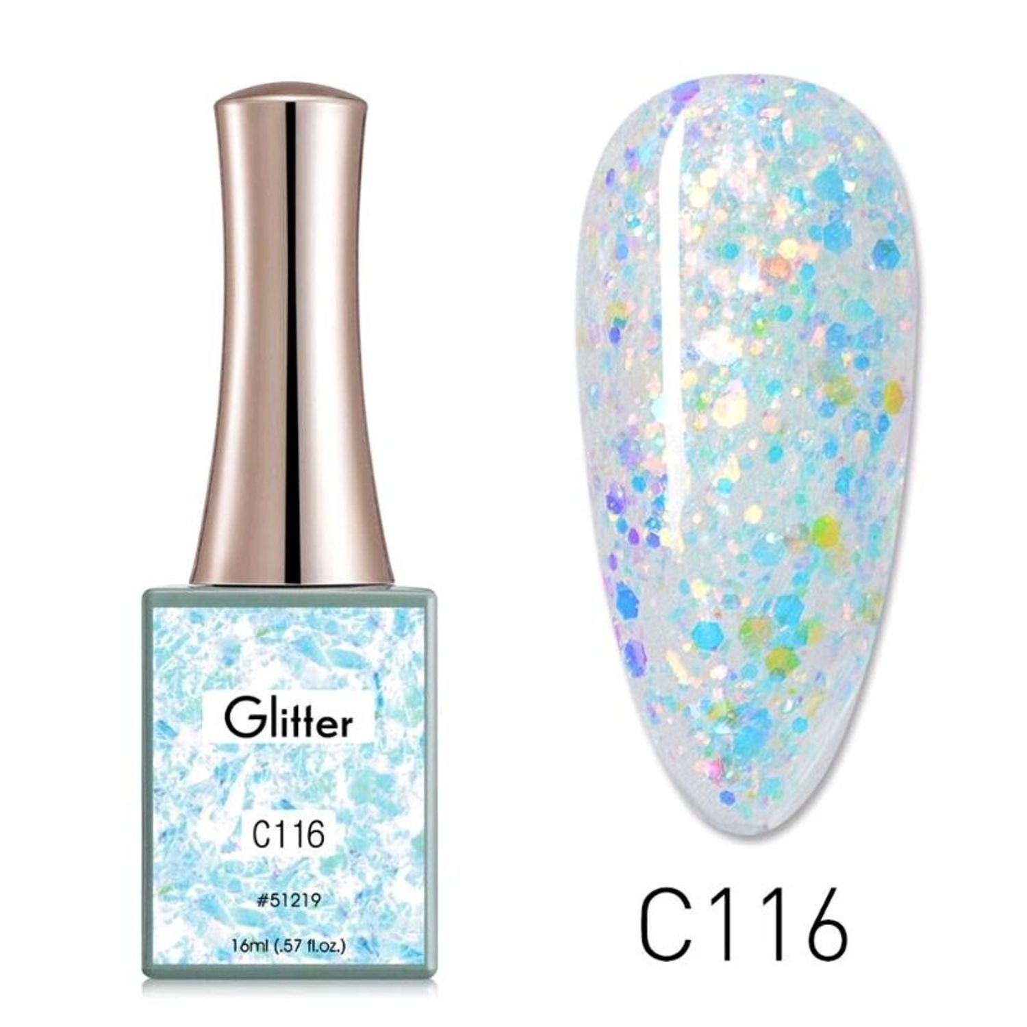 GLITTER GEL/Саатай шилэн өнгө