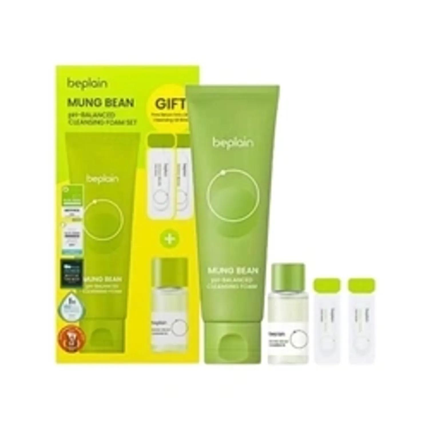 Beplain Mung Bean Cleansing Foam Set 