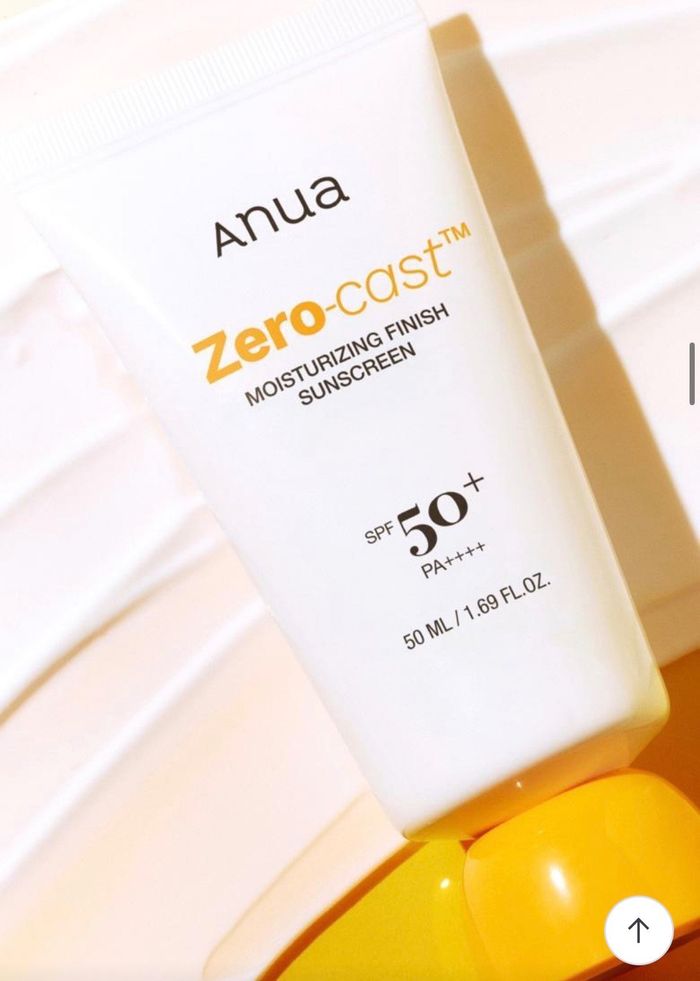 Anua Zero-Cast Moisturizing Finish Sunscreen SPF50+ PA++++ 