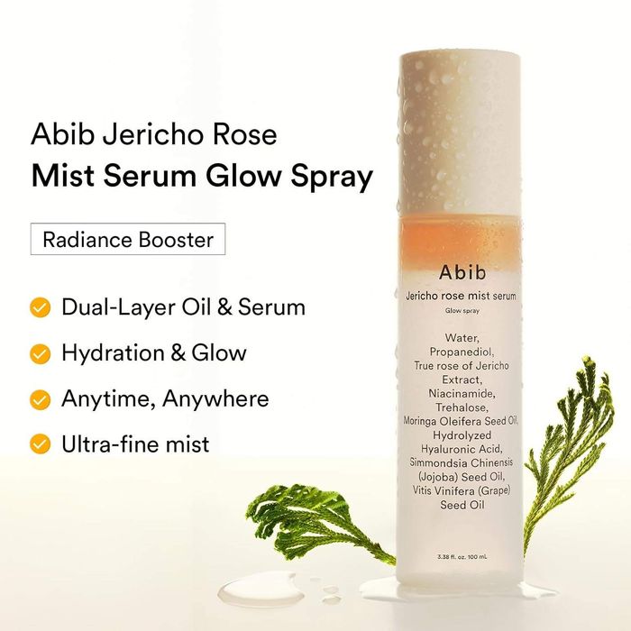 Jericho rose mist serum glow spray