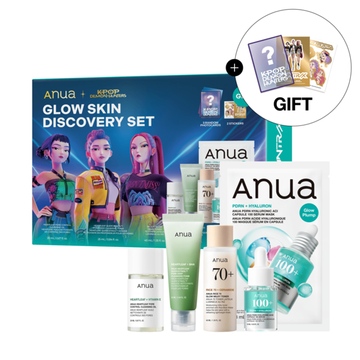 Anua Glow Skin Discovery Set (K-Pop Demon Hunters Edition)