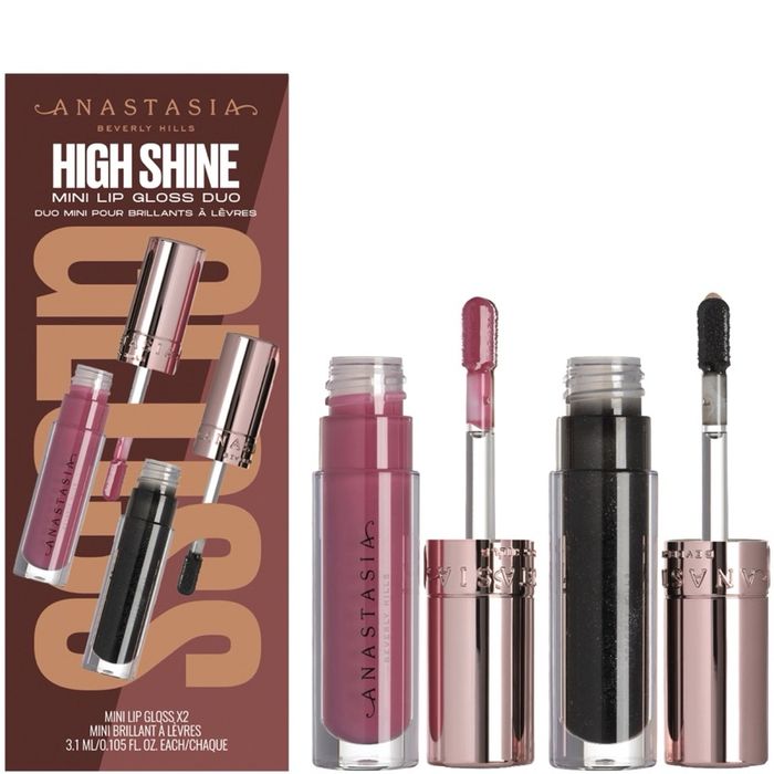 High shine mini lip gloss duo