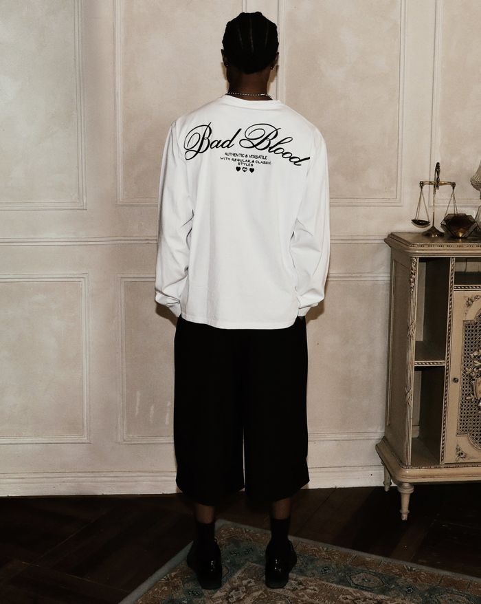 Classic Logo Long Sleeve - White