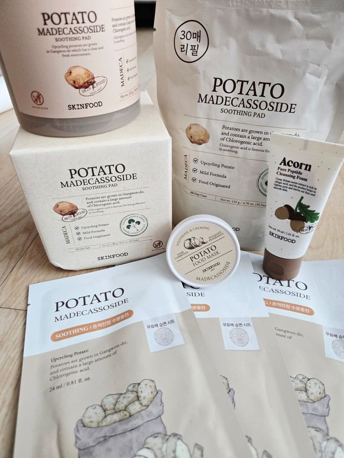 Skin food  🥔🥔 төмстэй пад сэт