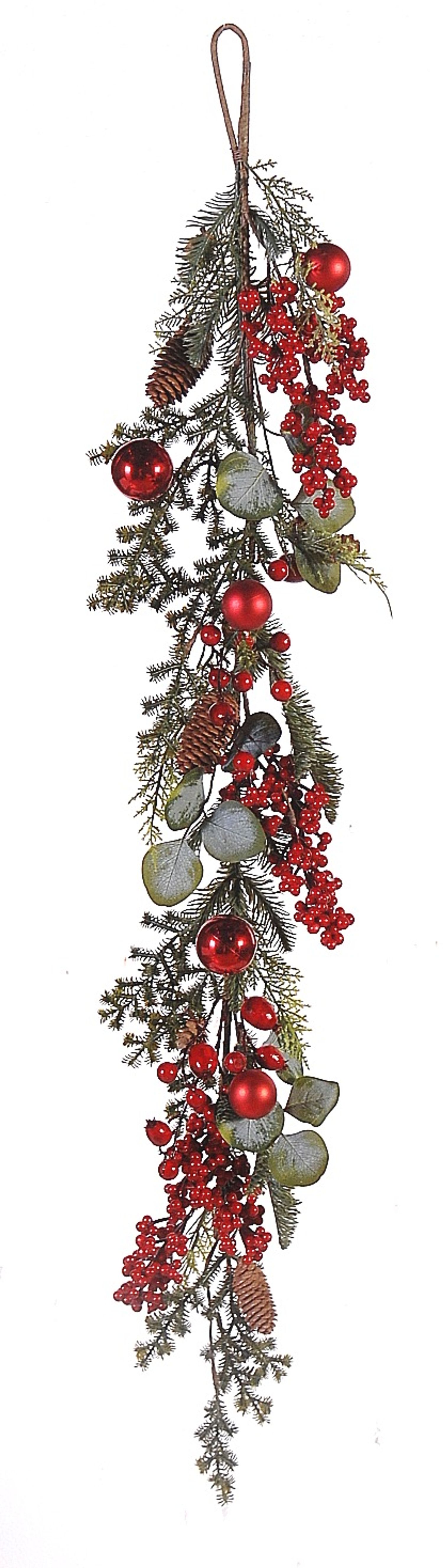Garland w/red balls