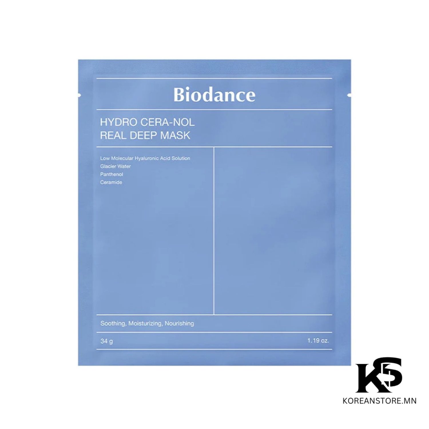 Biodance real deep mask Hydro Cera-Nol