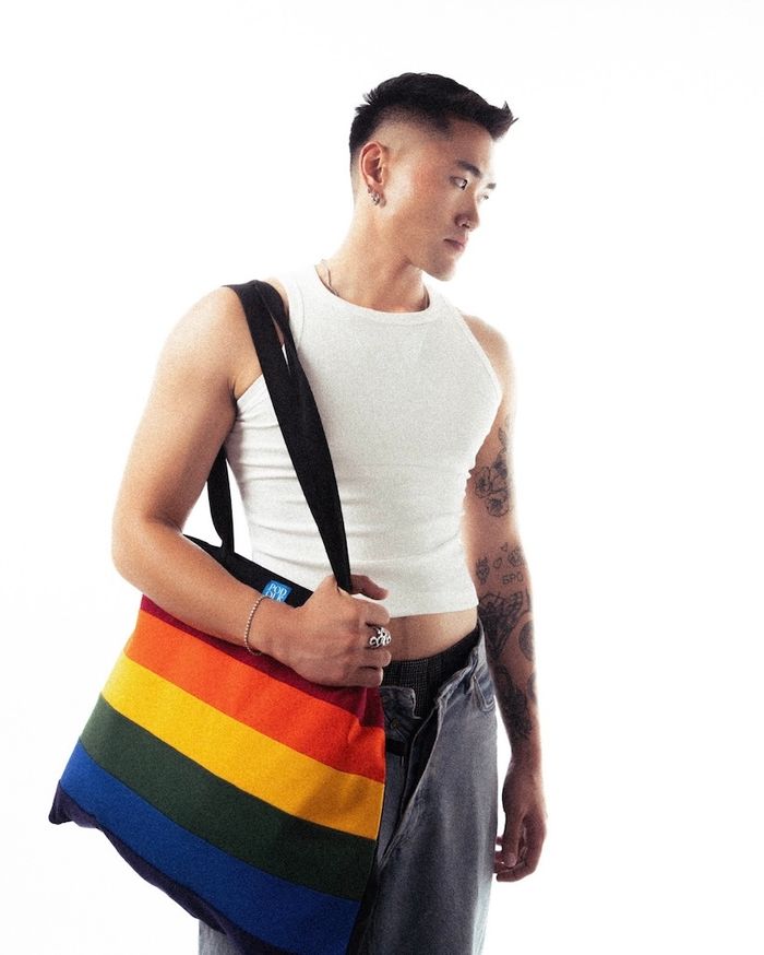 Rainbow tote bag