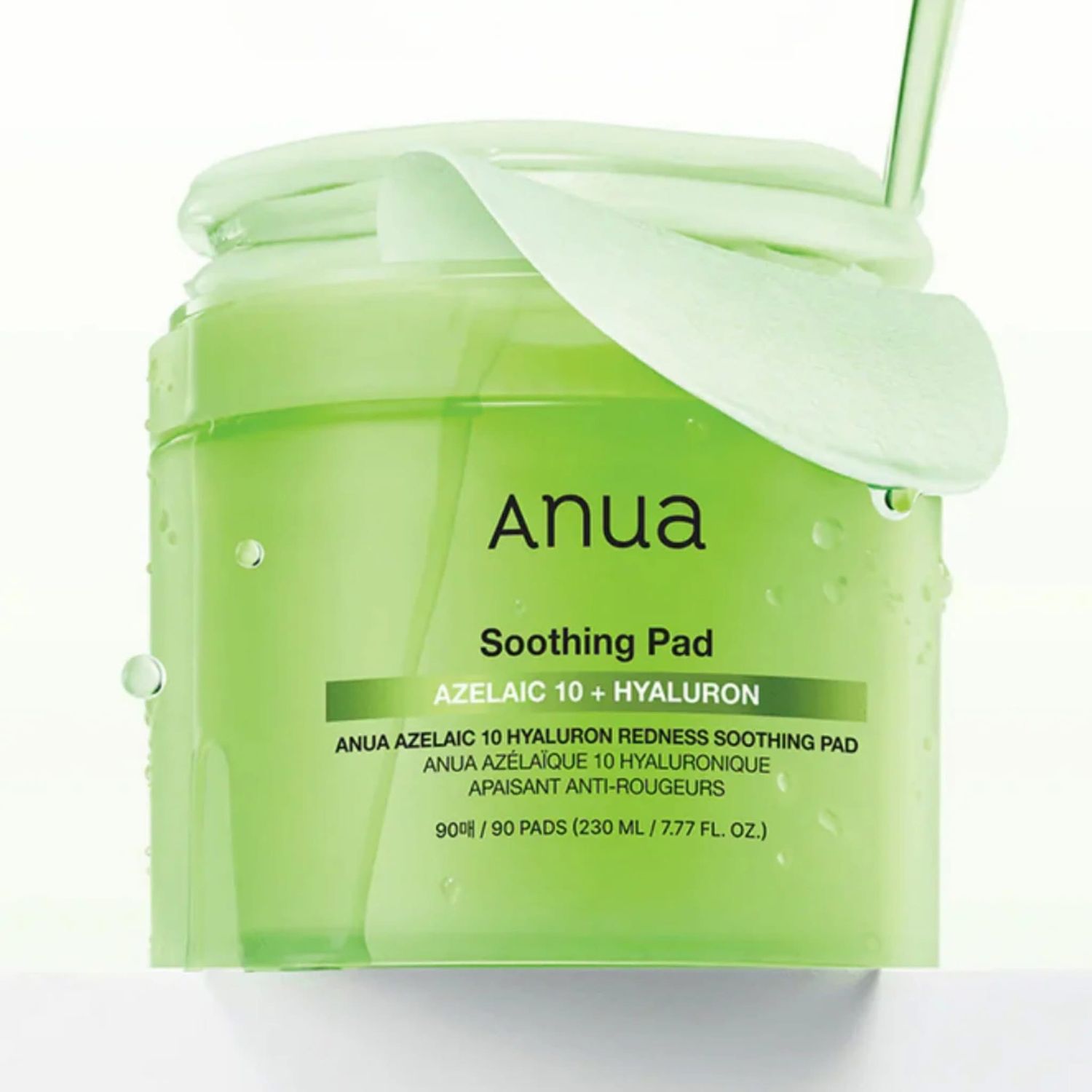 ANUA AZELAIC 10 HYALURON REDNESS SOOTHING PAD 90sheets