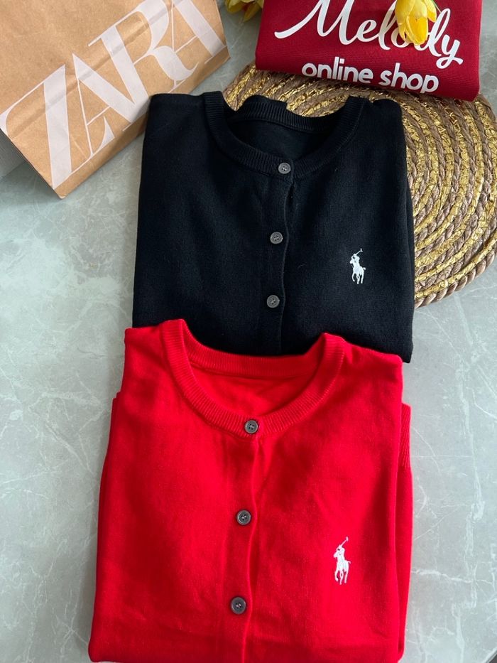 polo cardigan