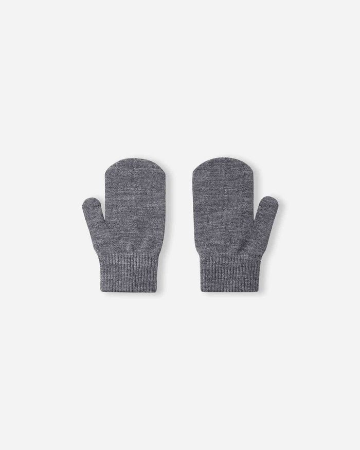 Mittens (knitted), Sumppu Melange grey