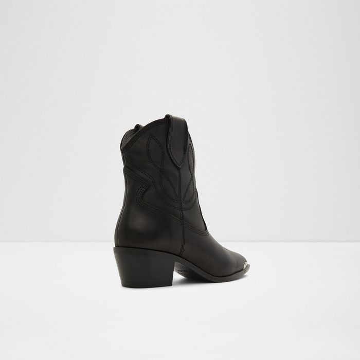 VALLEY-1-BLACK-Ladies Cas Boots
