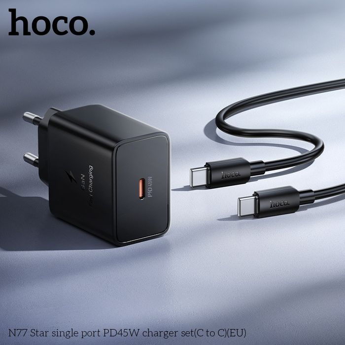 Hoco N77 PD 45W Цэнэглэгч (C - C) (Евро) 