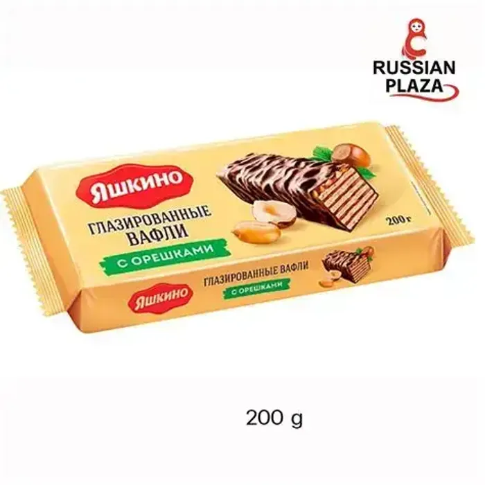 Вафль Яшкино глазир 200г
