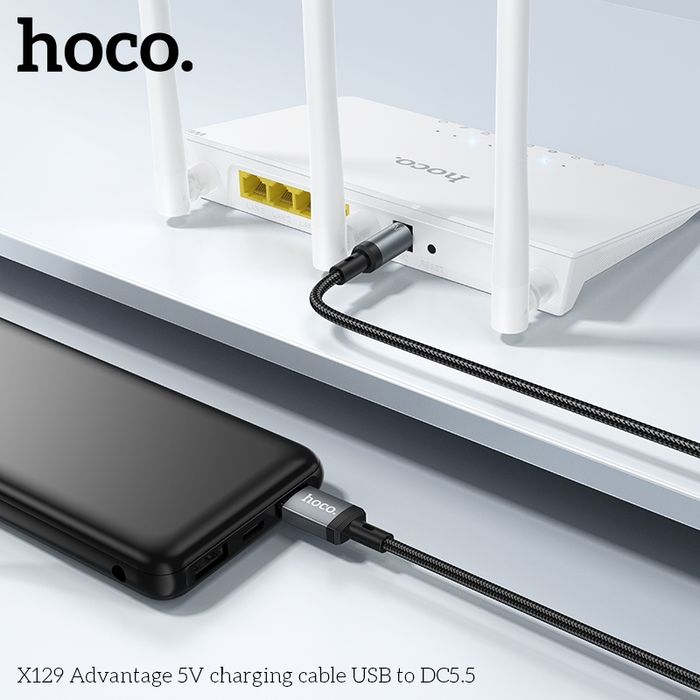 X129 Advantage 5 Вольтын Цэнэглэгч Кабель USB - DC5.5