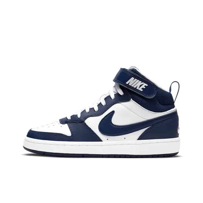 Nike Court Borough Mid 2 White Blue Void 