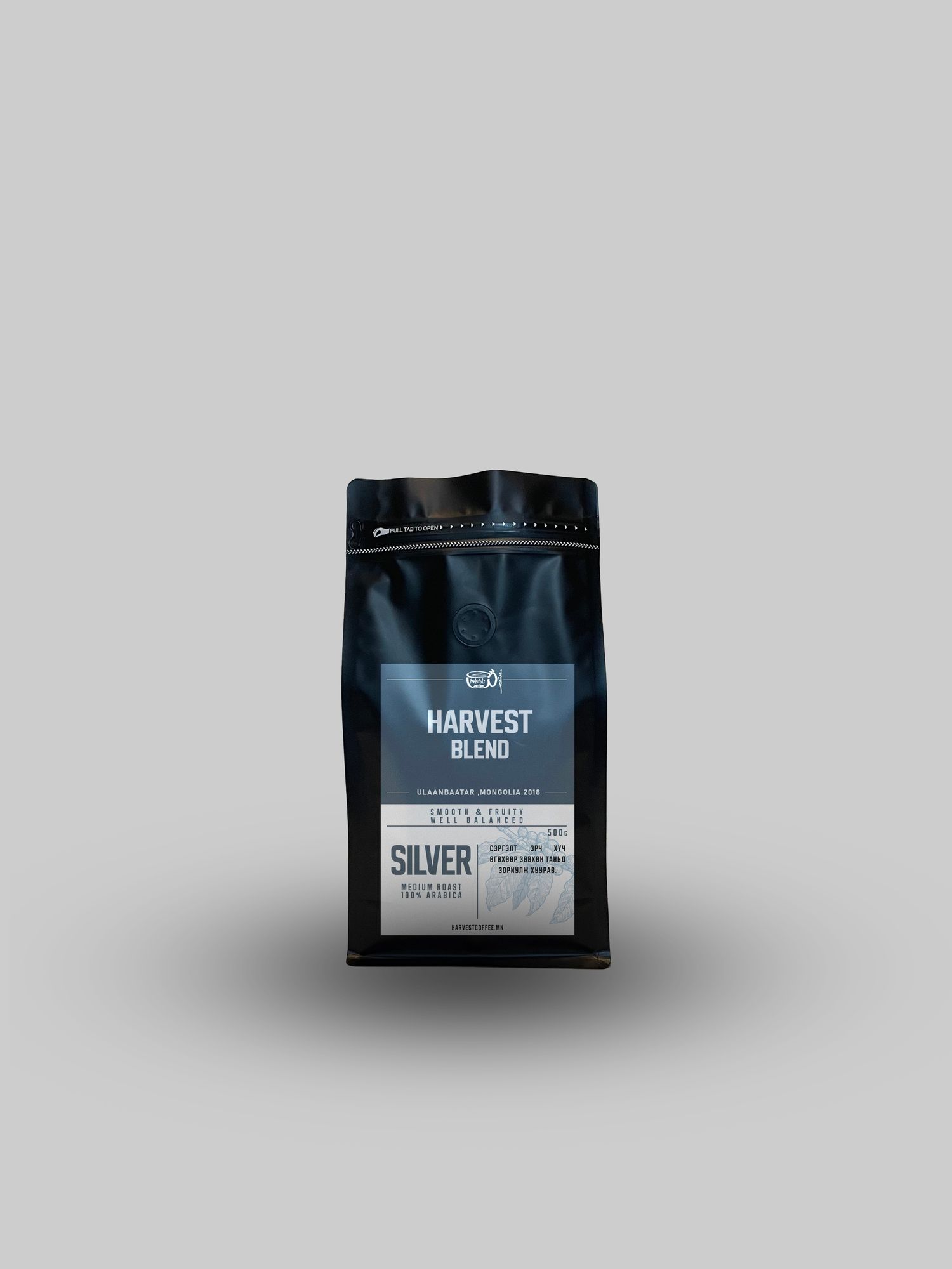 HARVEST COFFEE / SILVER BLEND / DARK  500G
