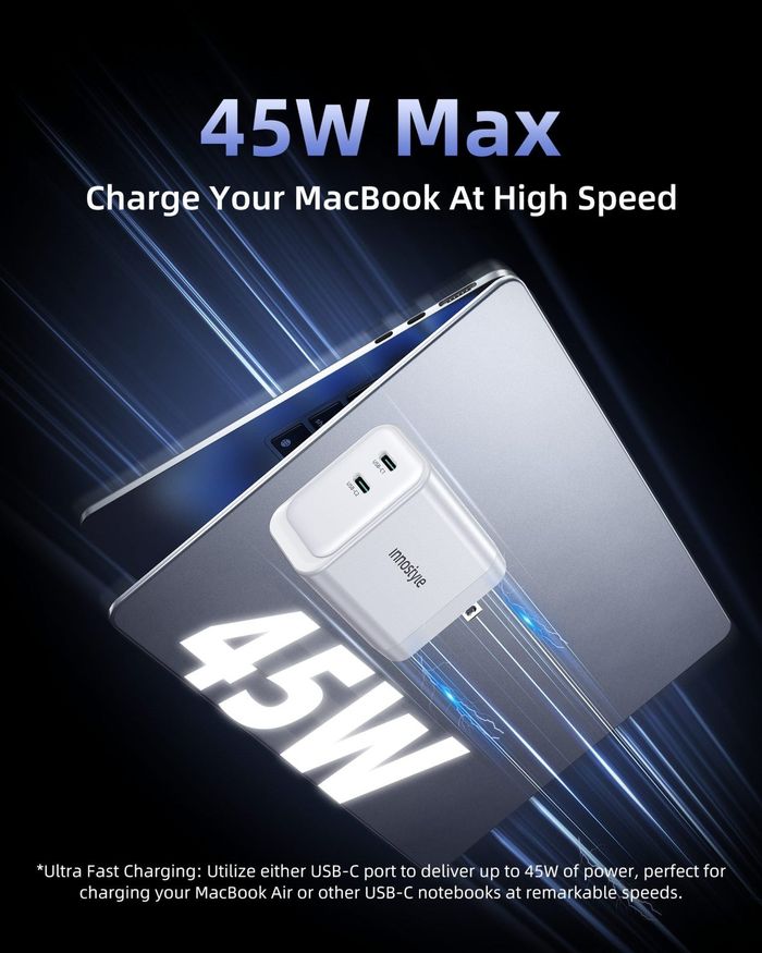 GoCharge 45W 2-port charger