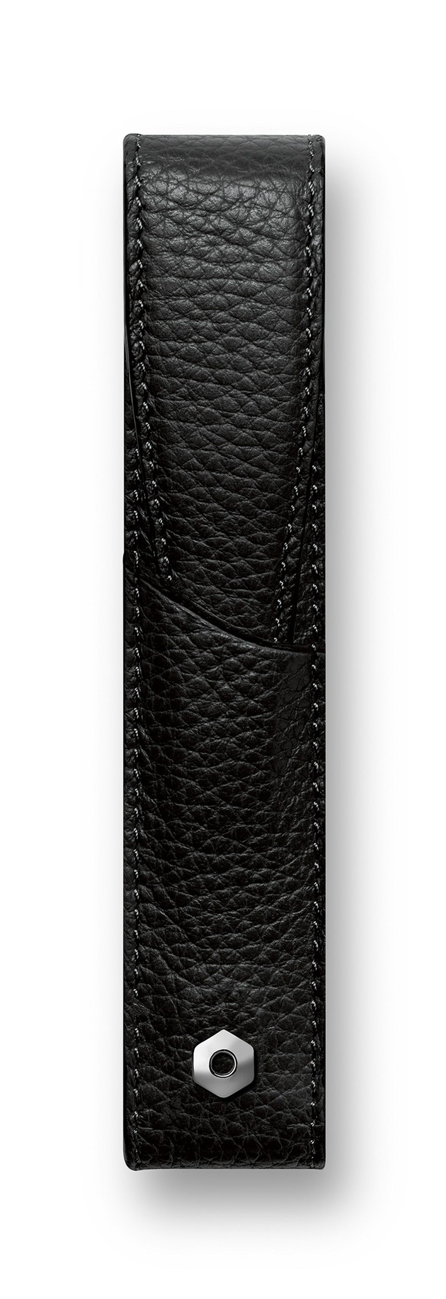 Caran d'Ache  LEATHER - "LEMAN" Collection Black Pouch  