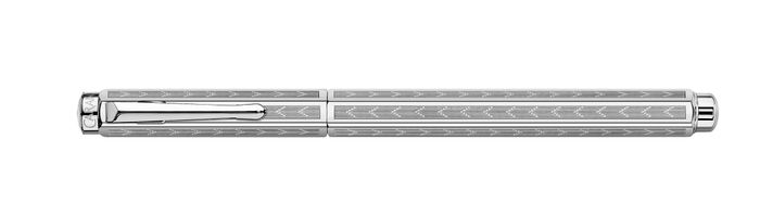 Caran d'Ache ECRIDOR™ CHEVRON Platinum Fountain Pen Medium Nib 