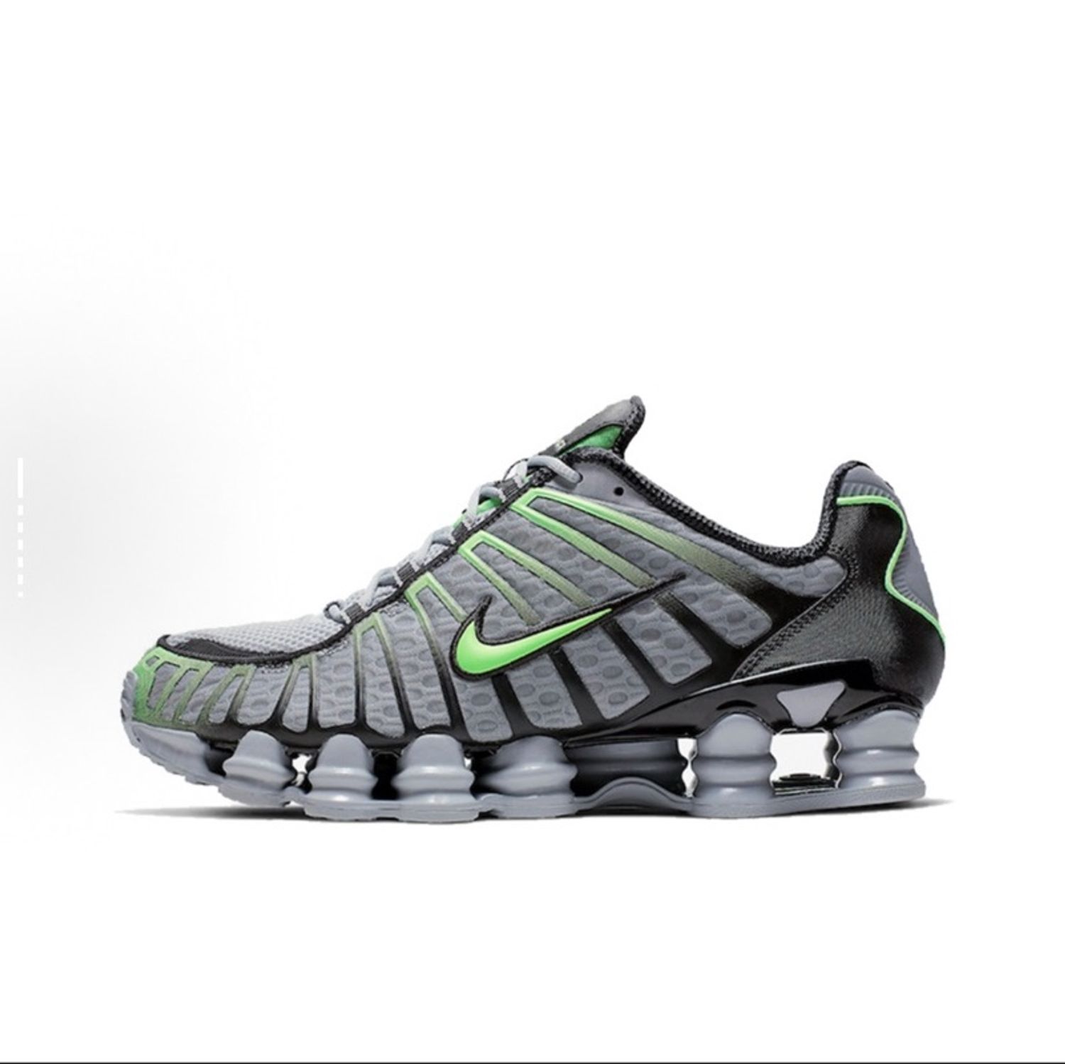 Nike Shox TL "Wolf Grey Lime Blast"