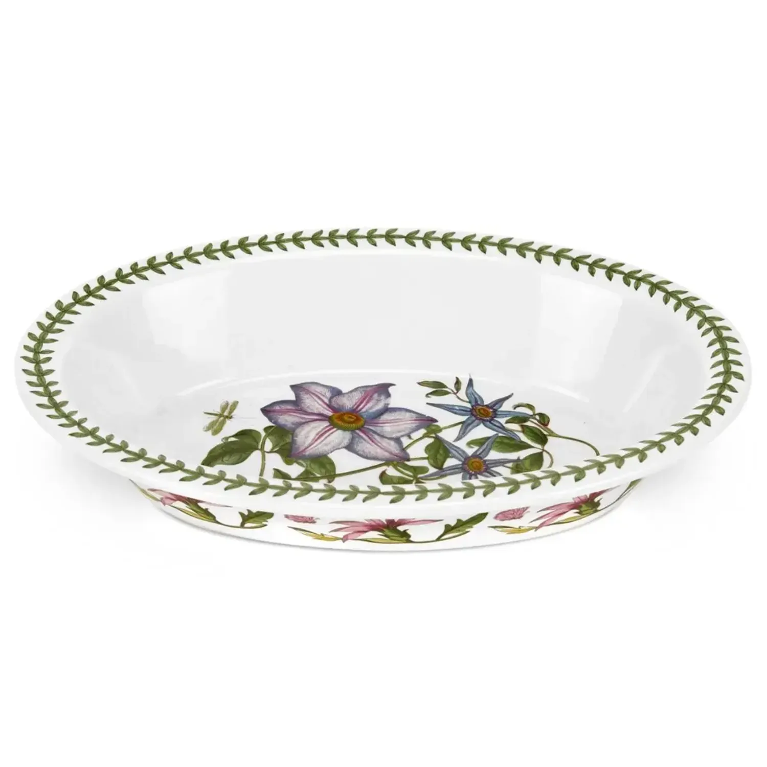 Deep Ovel Baking Dish 28cm/11" Botanic Garden 