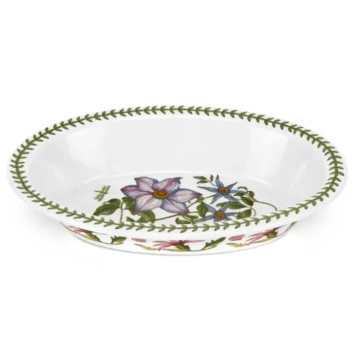 Deep Ovel Baking Dish 28cm/11" Botanic Garden 