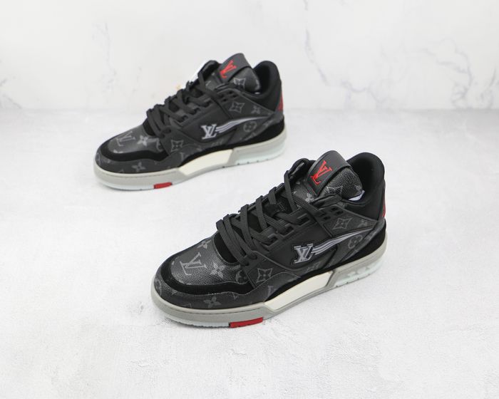 LV Trainer Mid Eclipse Black Red 
