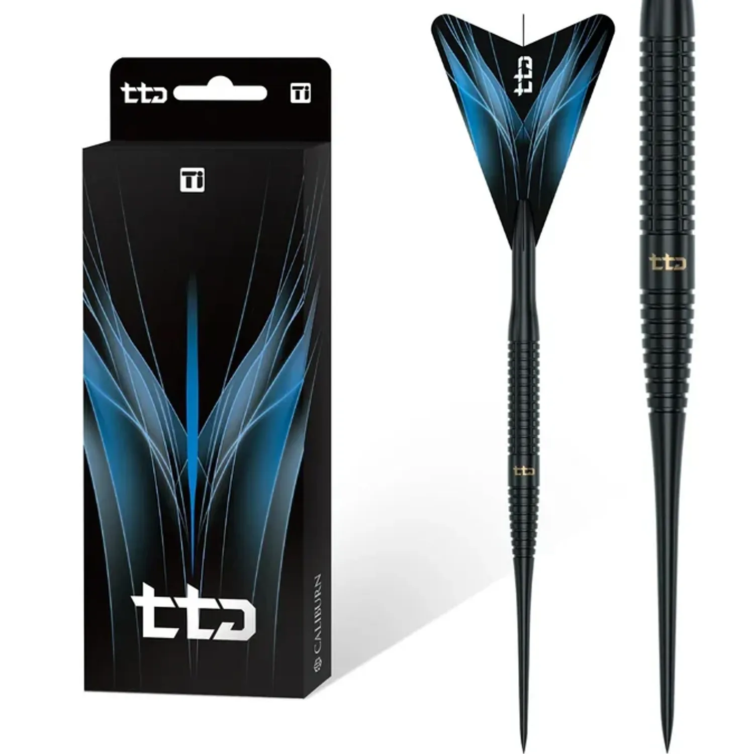 CALIBURN TTD Darts - Complete Titanium Dart - T3 - Black