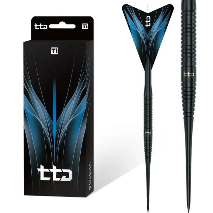 CALIBURN TTD Darts - Complete Titanium Dart - T3 - Black