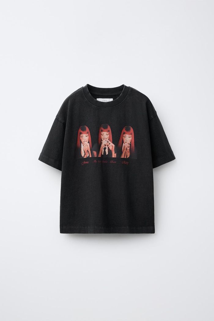 ZARA x JENNIE футболка  