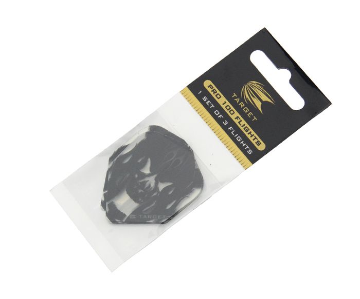 Target Vision Black Flame Skull 117810