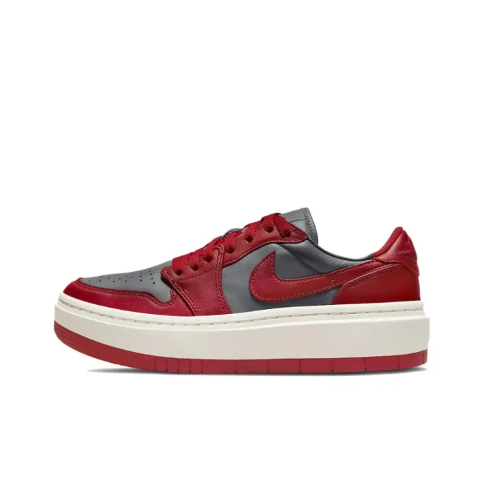 Jordan 1 Elevate Low Dark Grey Varsity Red Women's