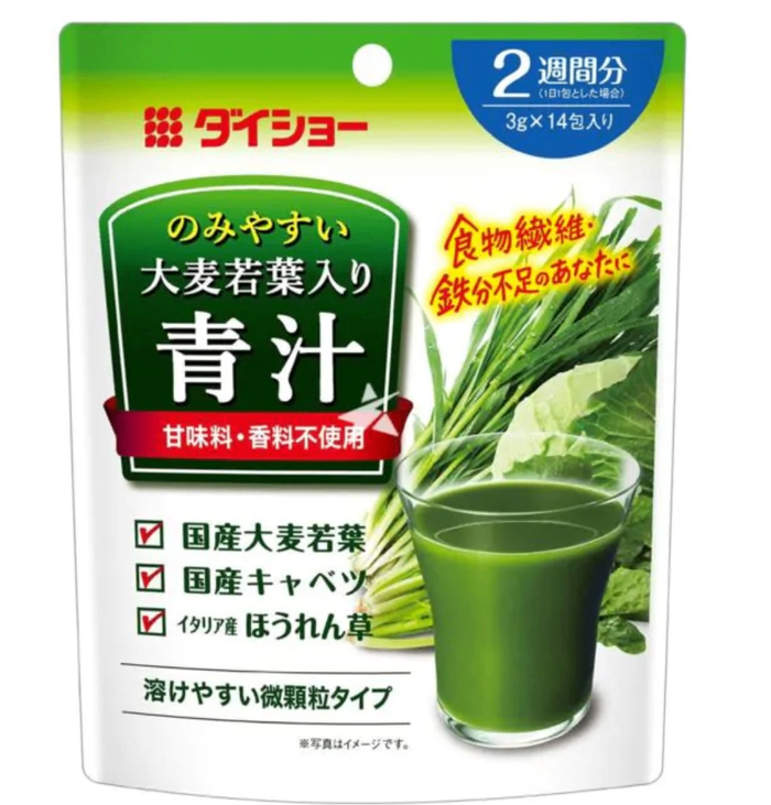 Ногоо аожирү / Aojiru Vegetable Juice 42гр 14ш