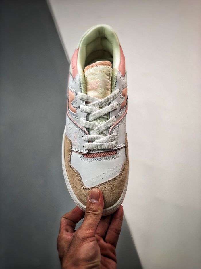 New Balance 550 “White Pink/Varsity Gold”