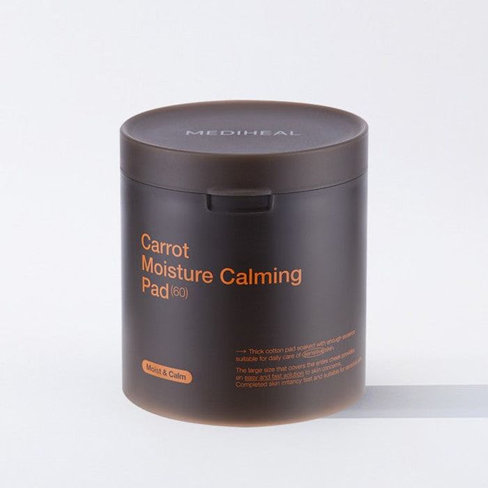 MEDIHEAL carrot moisture calming pads 