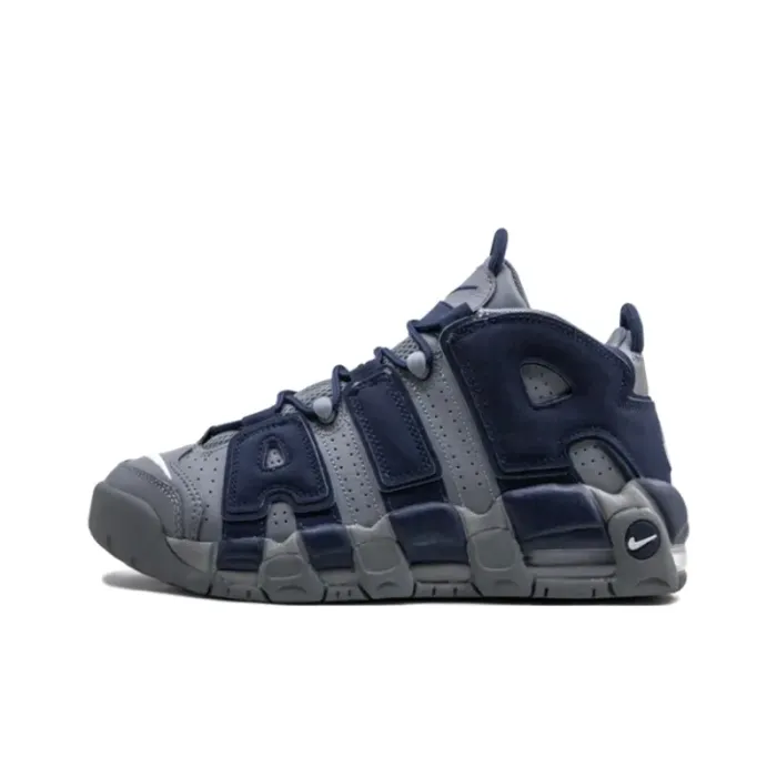 Nike Air More Uptempo 96 Cool Grey Midnight Navy GS