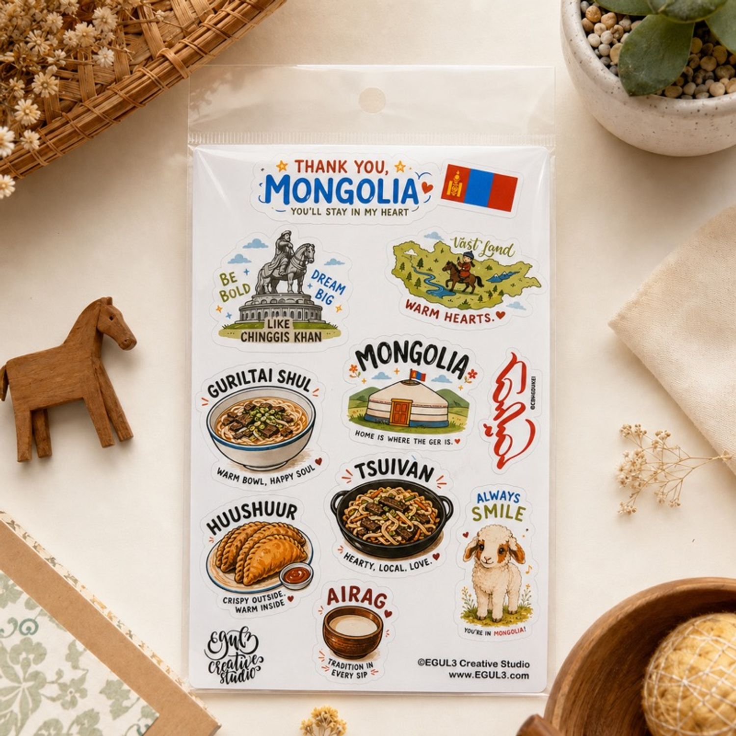 ❤️Welcome to Mongolia🇲🇳 стикер хуудас