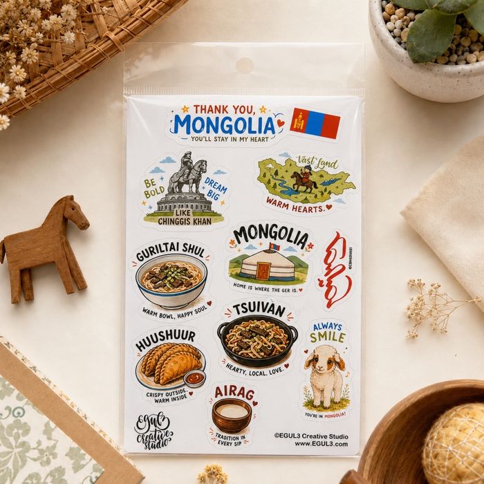 ❤️Welcome to Mongolia🇲🇳 стикер хуудас