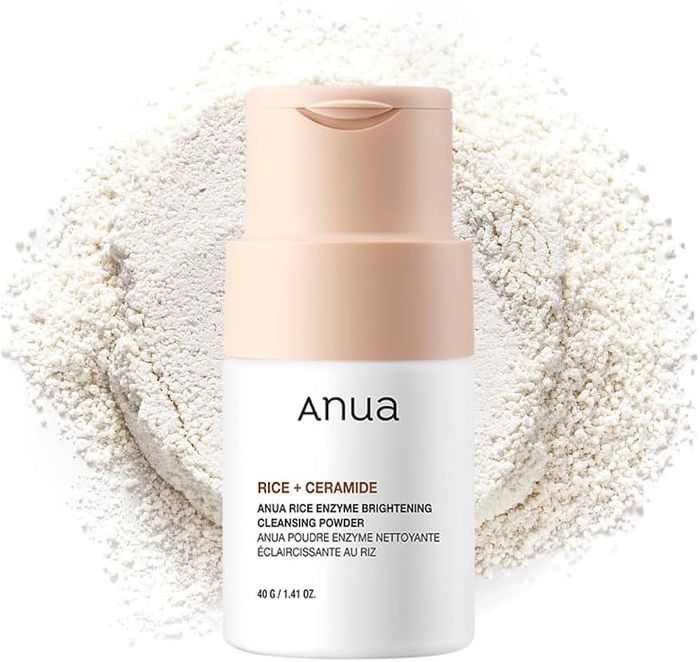 Anua rice+ceramide enzyme brigthening cleansing powder