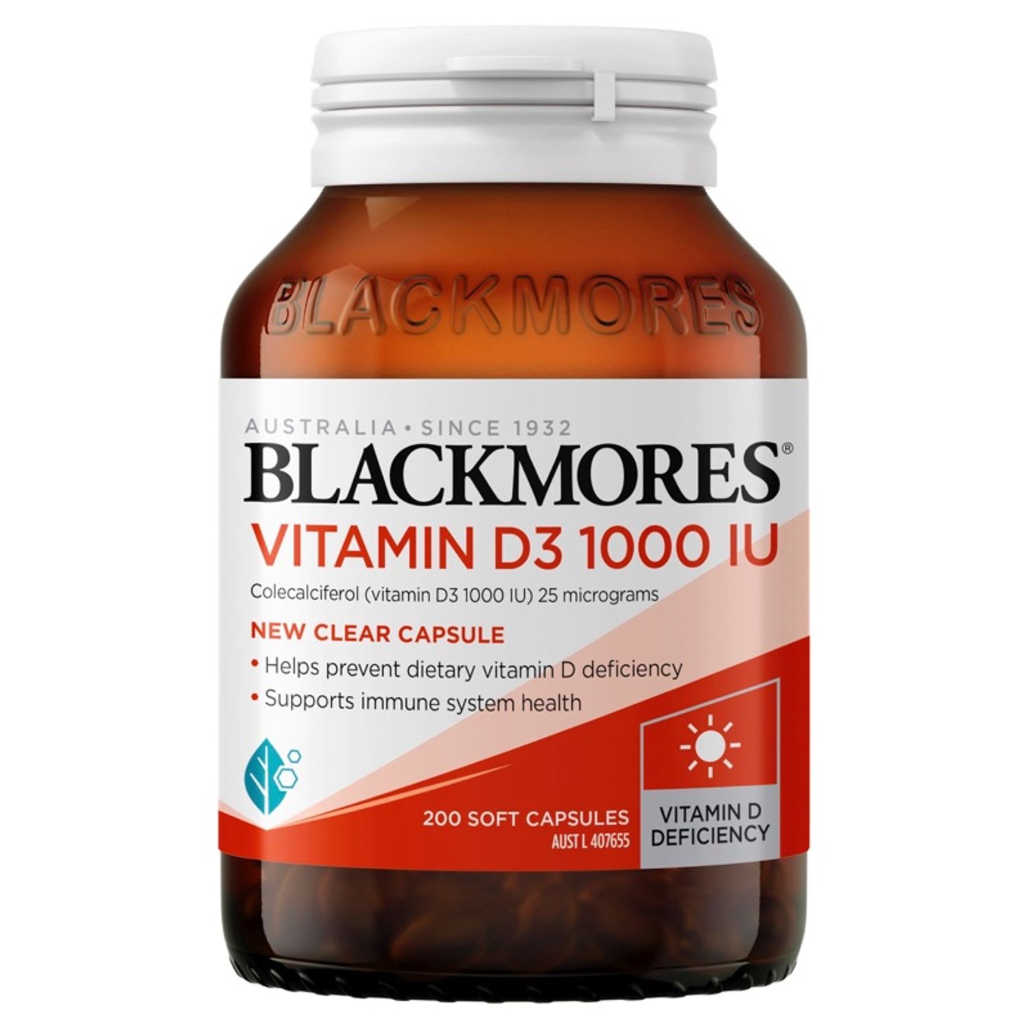 Blackmores Vitamin D3 1000 IU 