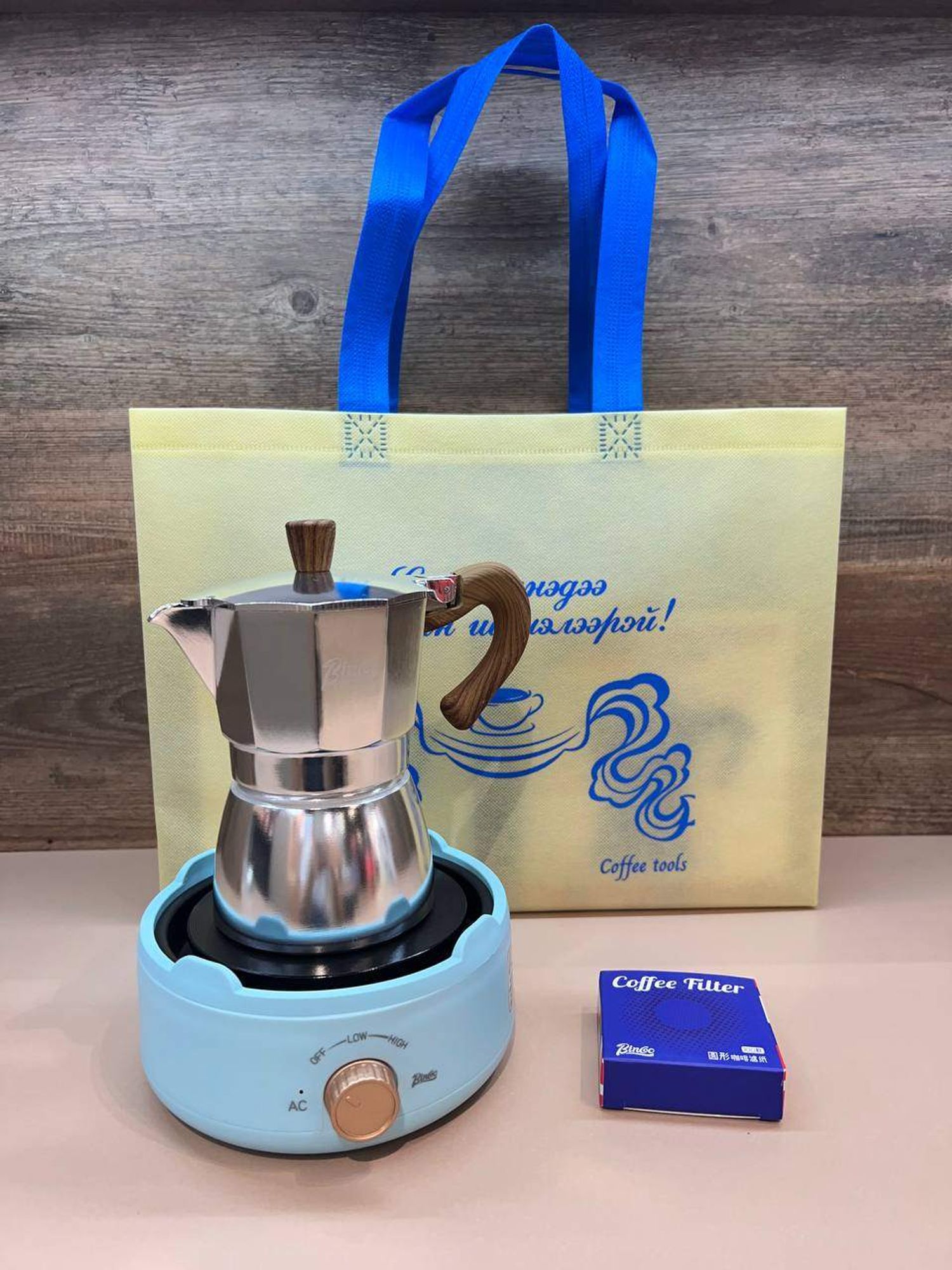 Мока пот цахилгаан плиткатай сэт