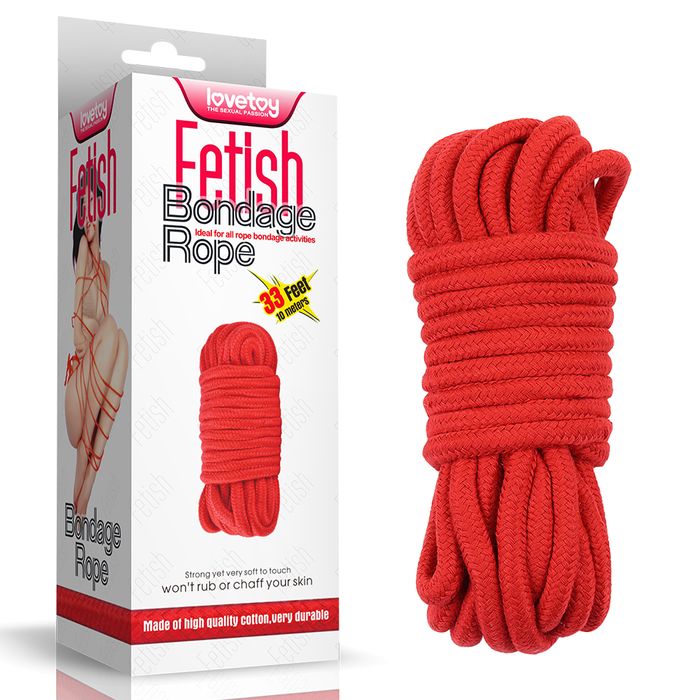 Fetish Bondage Rope/red/