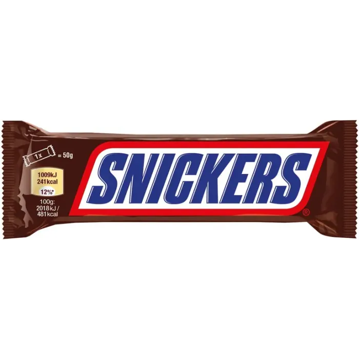 Шоколад Snickers 50гр
