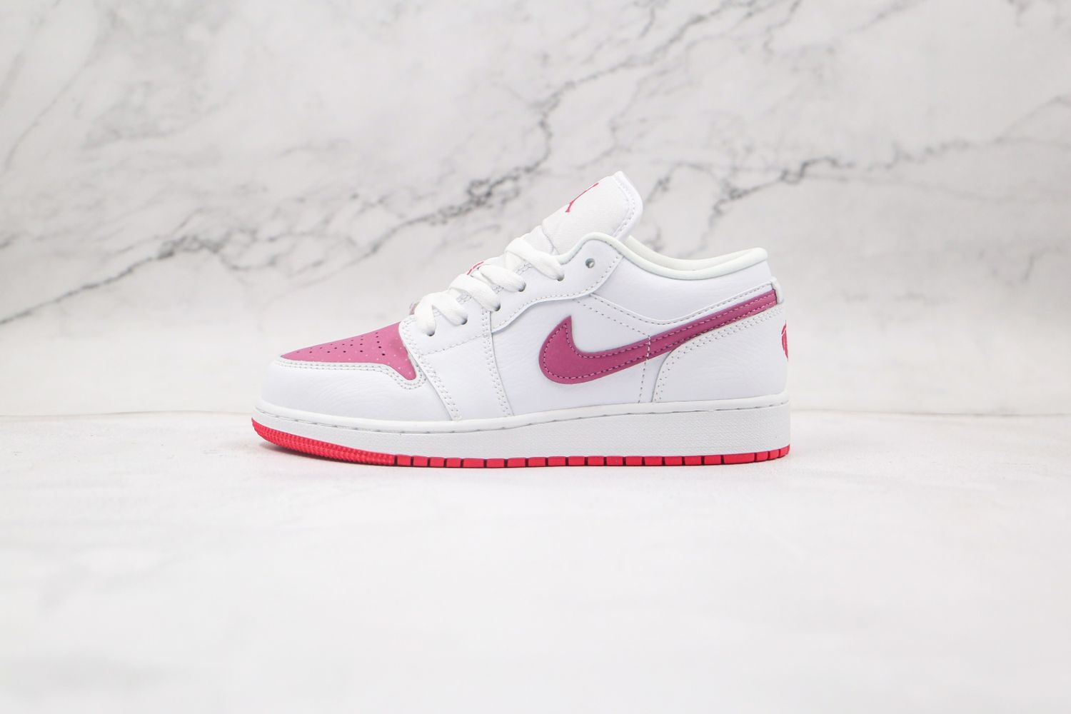 Jordan 1 Low White True Berry (GS)