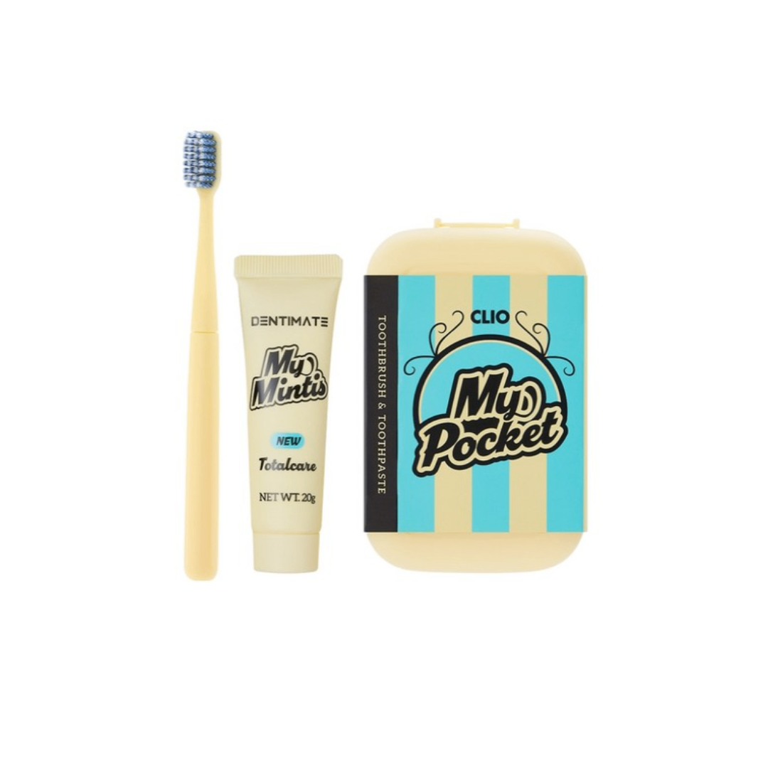 CREO My Pocket Toothbrush + 20g Toothpaste Set, 1 Set /Аян замын сэт ...