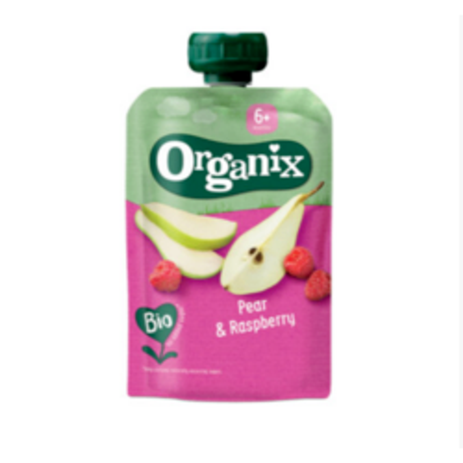 Organix Лийр, бөөрөлзгөнөтэй жимсний нухаш 100гр 6+сар 