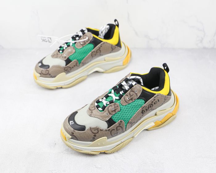 Gucci x Balenciaga Wmns Triple S 'The Hacker Project - Beige Yellow'